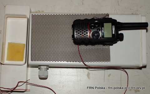 bramka FRN PMR - montaż siatki i radia